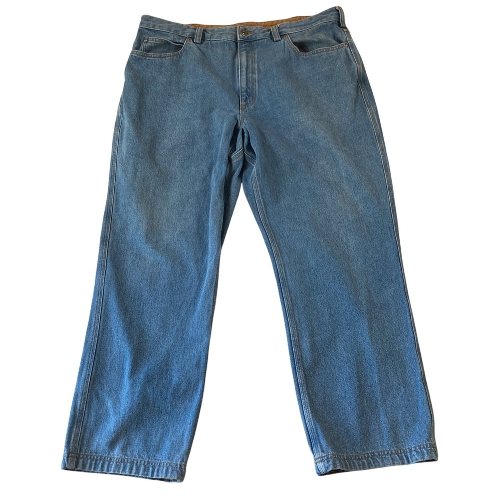Duluth Trading Co Ballroom Jeans Mens 40x30 (Fit 36x28.5) Blue Cotton Work
